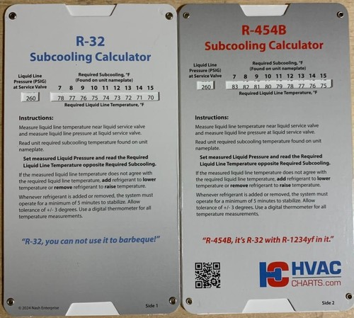 454b tabella ricarica - r-32, r-454b